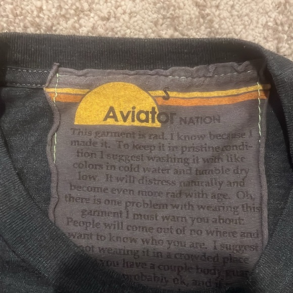 Aviator Nation Logo Boyfriend Tee - Charcoal
Adult Small - Picture 2 of 4